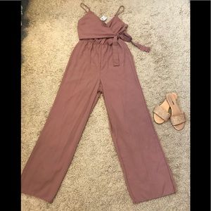 NWT Mauve Jumpsuit